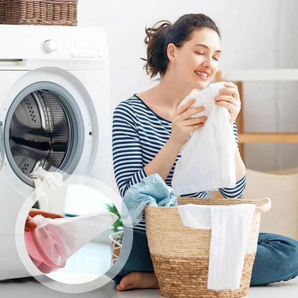 2024 Floating Hair Filtering Mesh Removal, New Lint Catcher for Washing Machine Wool Device, Reusable Washing Machine Hair Filter Cleaning Mesh Bag Pet Dog Cat Hair Remover for Laundry (3 Pcs)