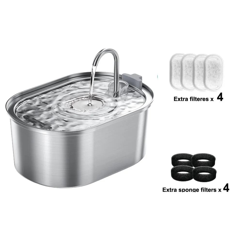 3.2L Stainless Steel Auto Smart Motion Sensor Cat Dog Water Dispenser