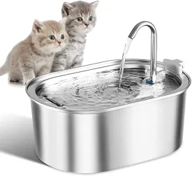 3.2L Stainless Steel Auto Smart Motion Sensor Cat Dog Water Dispenser