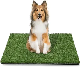 43.5 x 29.8 inches Fake Grass Pee for Dogs Artificial Grass Rug Pad for Puppy Potty Washable Grass Mat for Pet Training with Drainage Hole and Easy to Clean