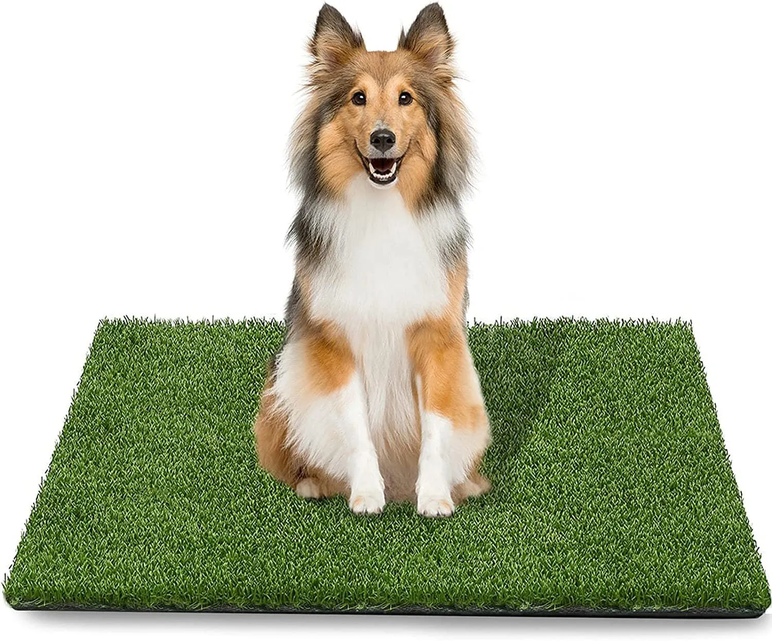 43.5 x 29.8 inches Fake Grass Pee for Dogs Artificial Grass Rug Pad for Puppy Potty Washable Grass Mat for Pet Training with Drainage Hole and Easy to Clean