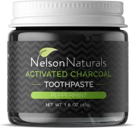Activated Charcoal Toothpaste 1.6 oz - Peppermint
