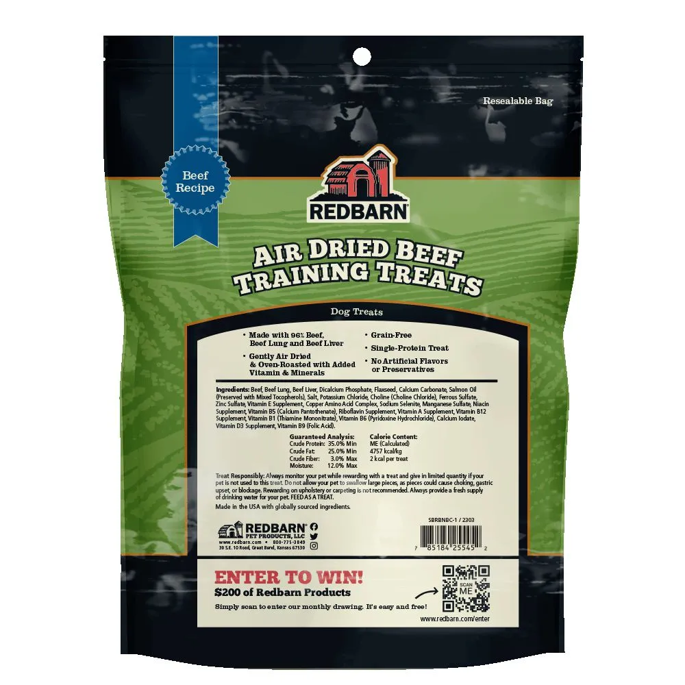 Air Dried Beef Training Treats - 8oz