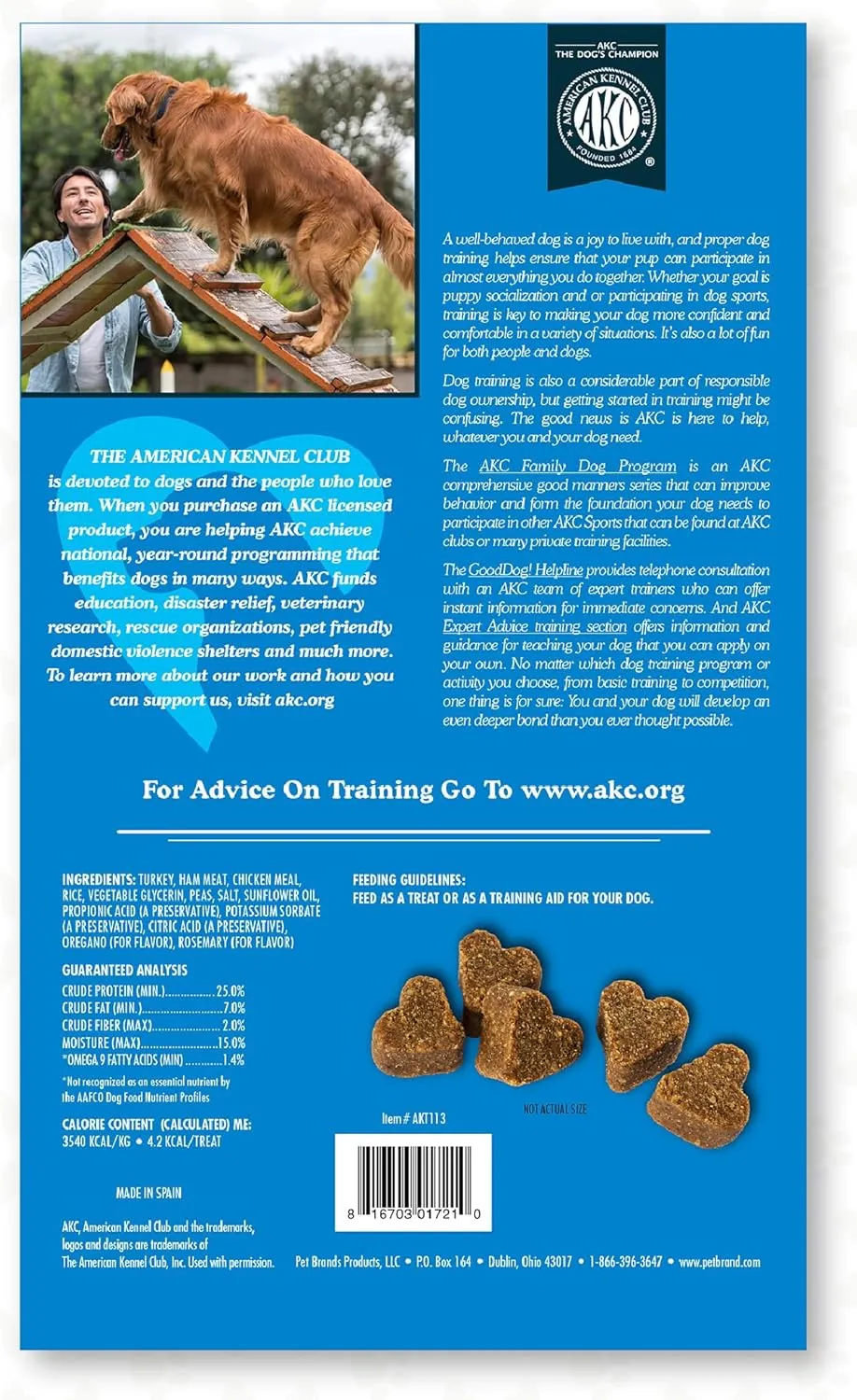 American Kennel Club Lil Champs Soft & Moist Training Treats, Pork Flavor, All Breed Sizes, 12 Ounces