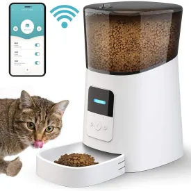 Automatic Cat Feeder WiFi Enable Smart Pet Dog Food Dispenser