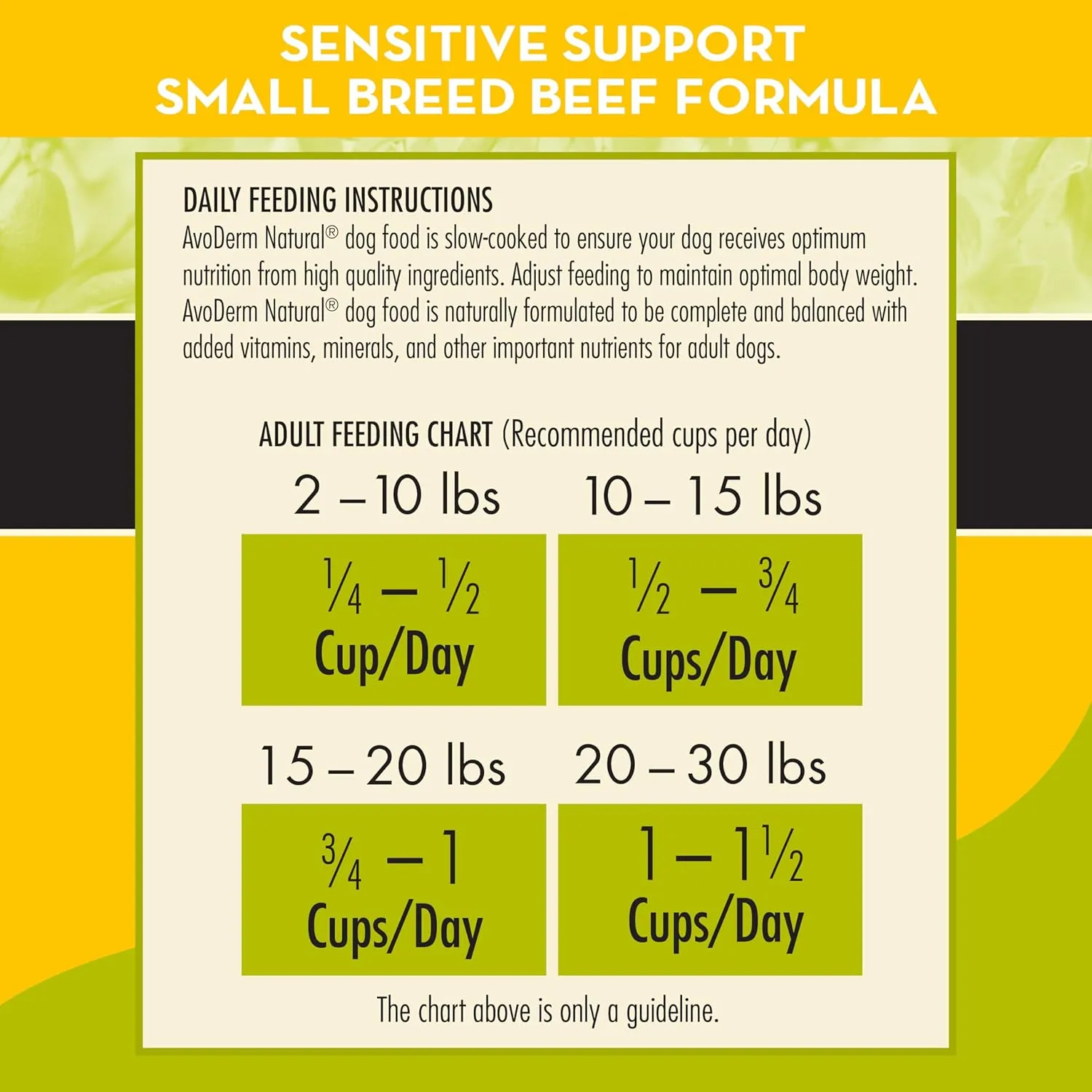 AvoDerm Advanced Sensitive Support Grain-Free for Small Breeds, Sensitivities, Beef Formula, 4lb