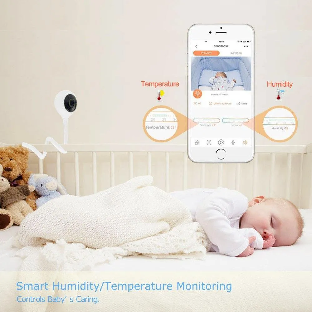 Baby Monitor Camera Detect Temperature & Humidity