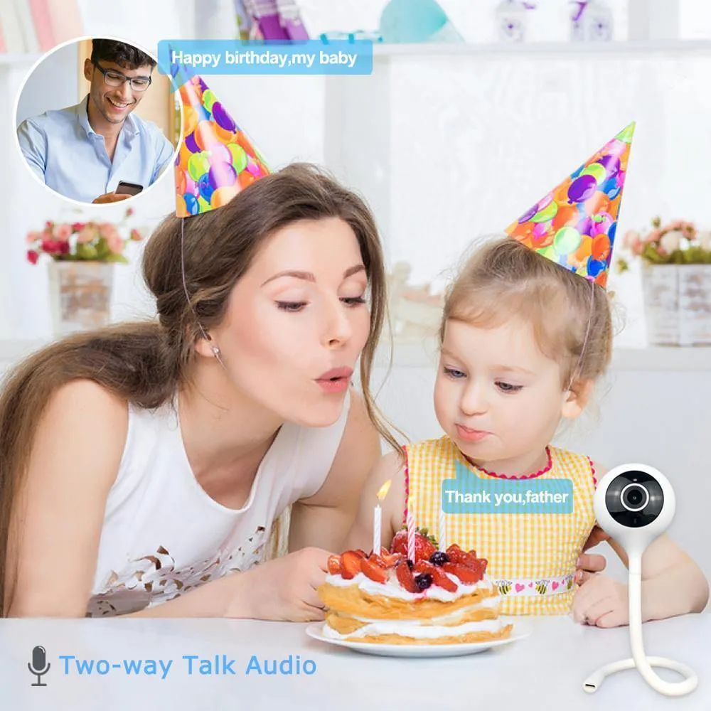 Baby Monitor Camera Detect Temperature & Humidity