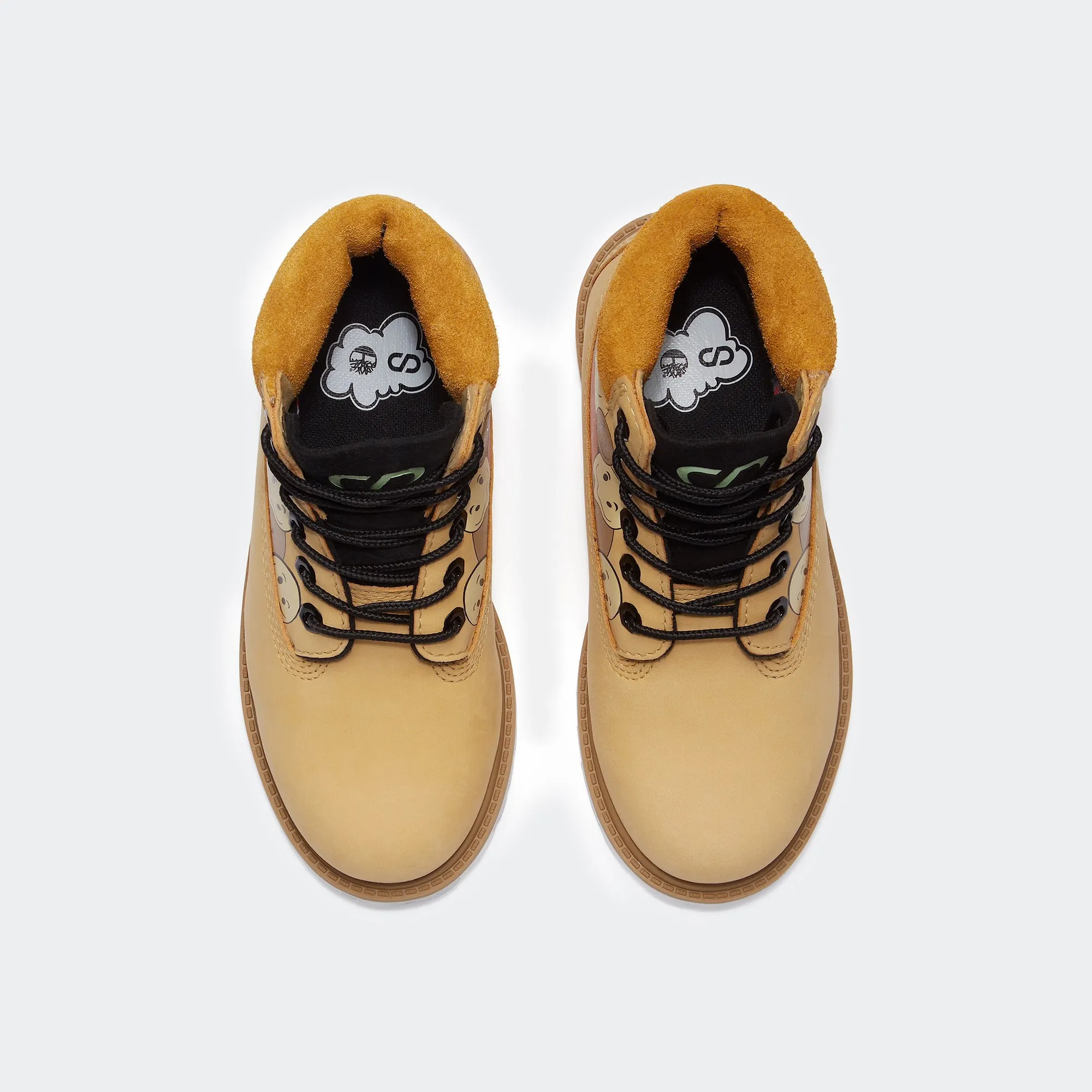 Big Kid Timberland Premium 6-Inch Waterproof Boots Yellow