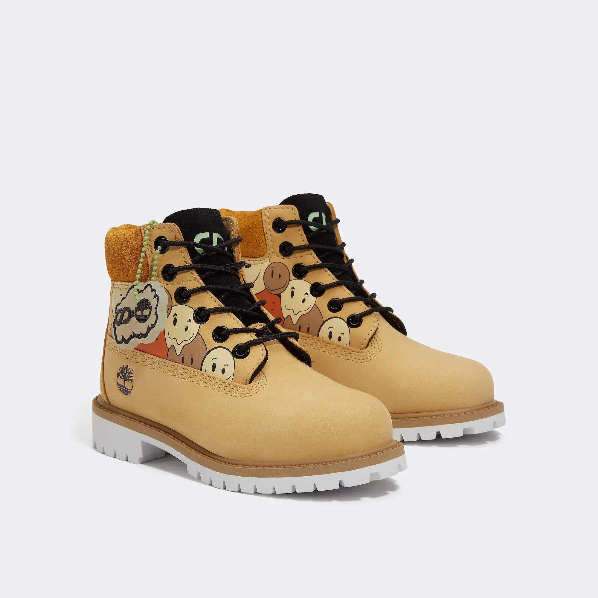 Big Kid Timberland Premium 6-Inch Waterproof Boots Yellow
