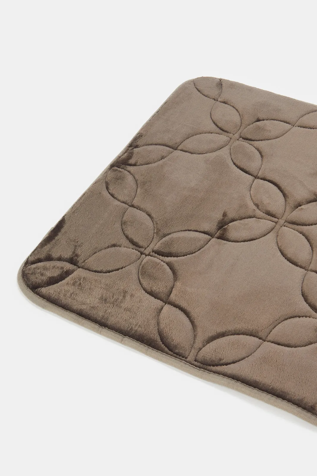 Brown Greta Memory Foam Bath Mat