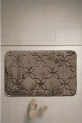 Brown Greta Memory Foam Bath Mat