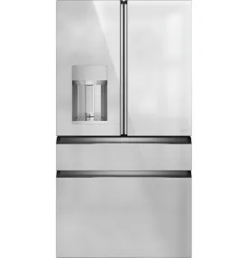 Cafe CVE28DM5NS5 Caf(eback)™ ENERGY STAR® 27.8 Cu. Ft. Smart 4-Door French-Door Refrigerator in Platinum Glass