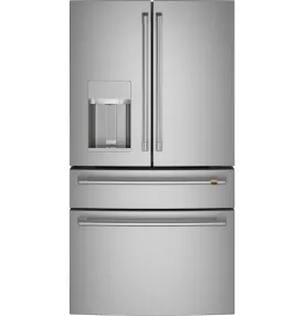 Cafe CVE28DP2NS1 Caf(eback)™ ENERGY STAR® 27.8 Cu. Ft. Smart 4-Door French-Door Refrigerator