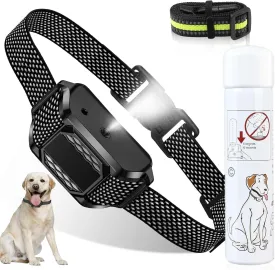 Citronella Bark Collar for Dogs, Spray Dog Collar Level 3 Sensitivity Adjustable Spray Collar, Safer Spray Training Dog Collar Suitability for L/M/S Dog [1* Spray Refill]