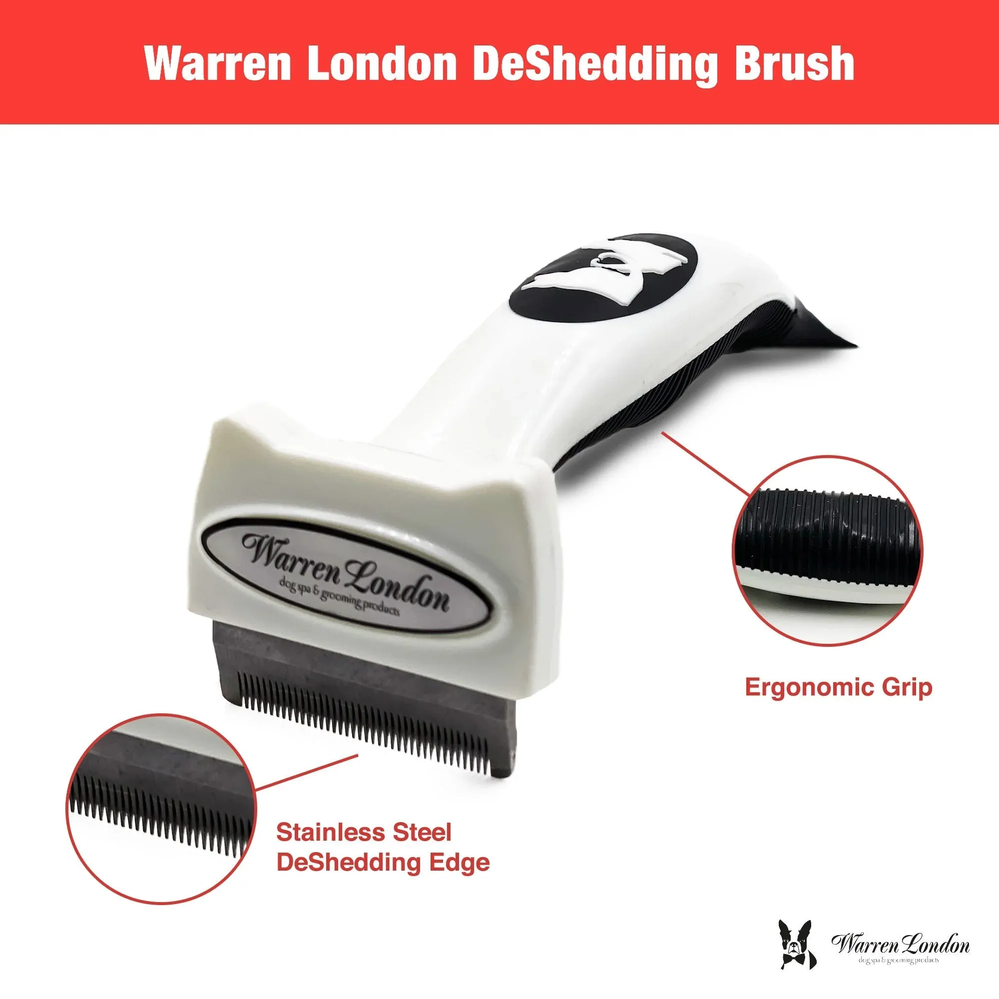 De-Shedding Dog Brush for Short Hair