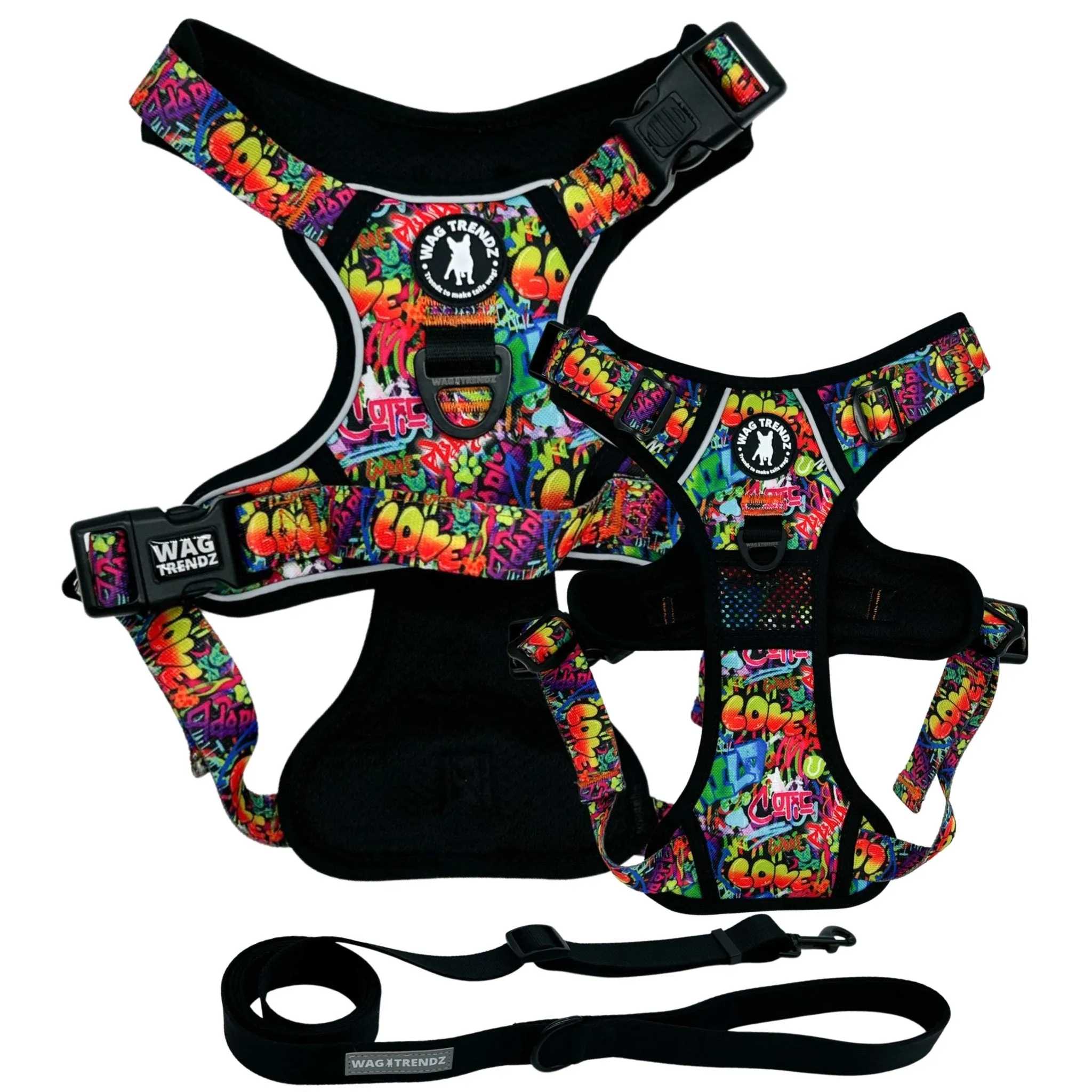 Dog Harness and Leash Set - No Pull | Street Graffiti