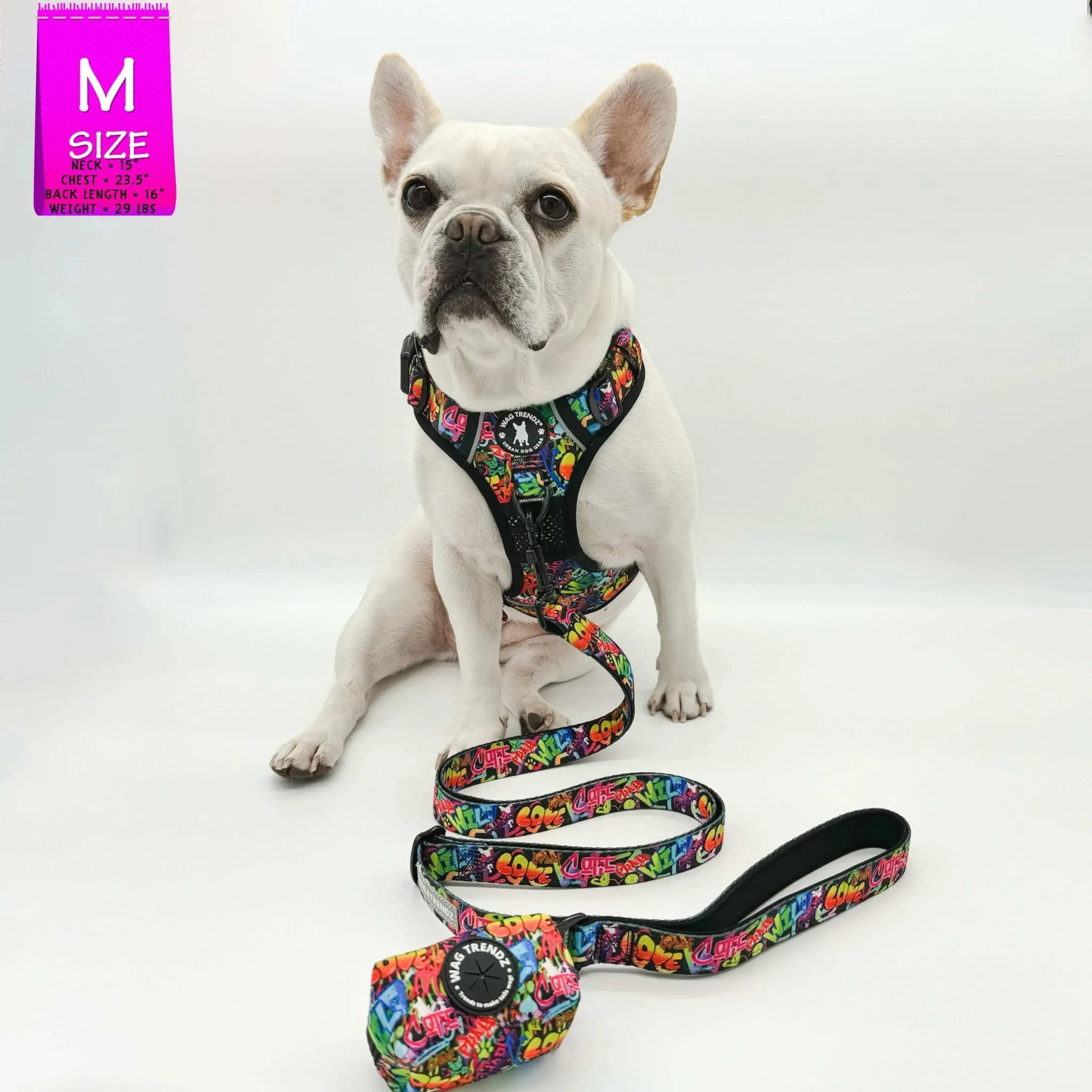 Dog Harness and Leash Set - No Pull | Street Graffiti