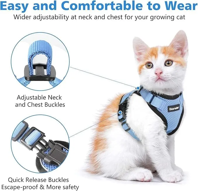 DOORADAR - Cat Harness and Leash Set
