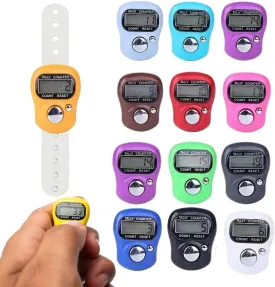 DuaProducts 13 Pack Electronic Finger Counter, Mini LCD Digital Display Tally Counter 5-Digit Number Count Clicker, Counters Clickers for Knitting, Crochet, Coaching, Lap, Golf, Toddler & Fidget