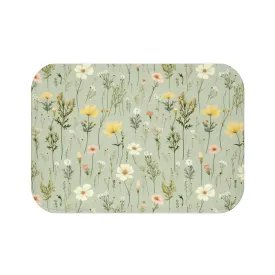 Floral Memory Foam Bath Mat