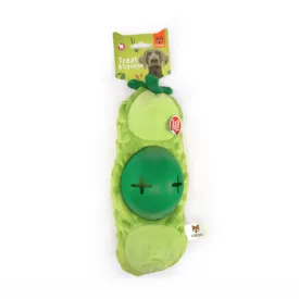 Fofos Green Bean Treat Toy for Dogs (Green)