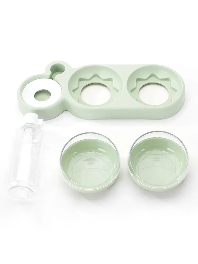 Food (2x Bowl) & Water Dispenser