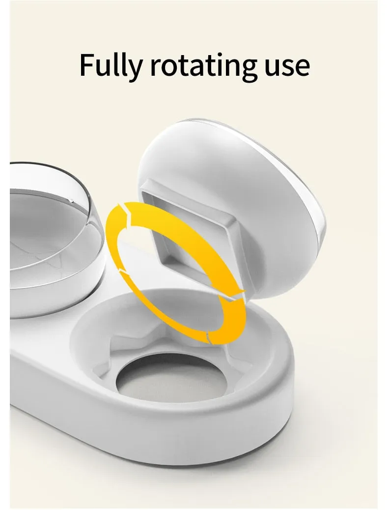 Food (2x Bowl) & Water Dispenser