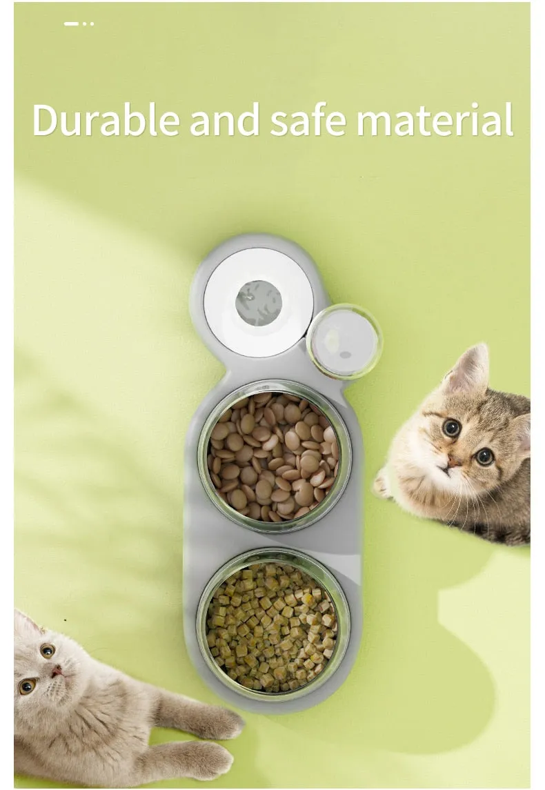 Food (2x Bowl) & Water Dispenser