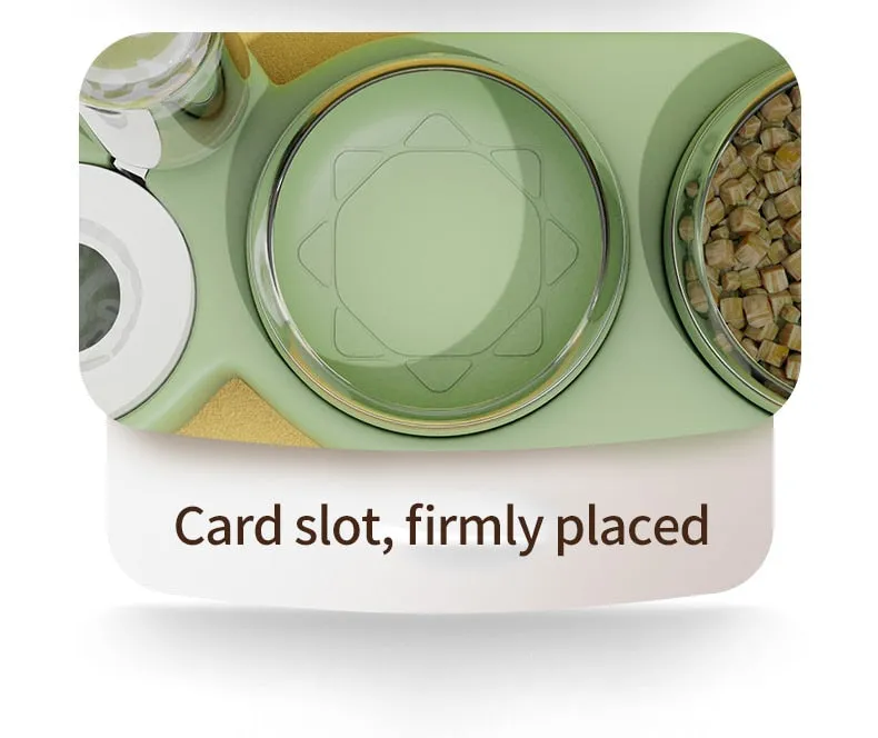 Food (2x Bowl) & Water Dispenser