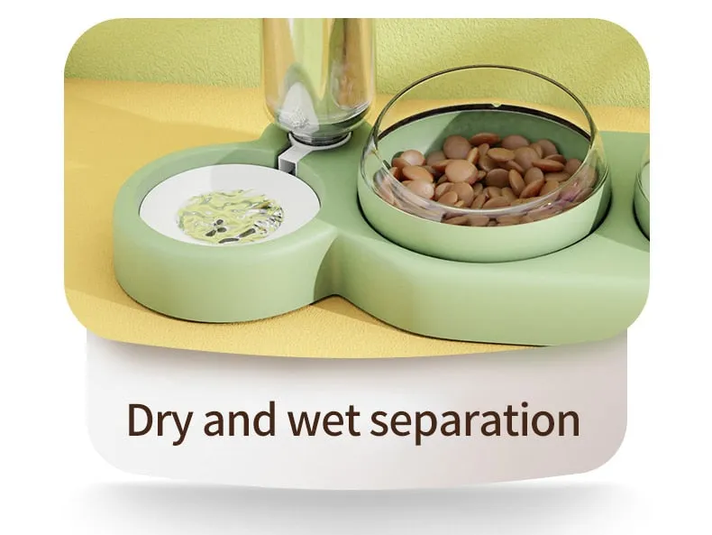Food (2x Bowl) & Water Dispenser