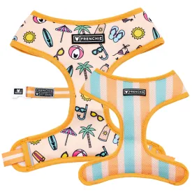Frenchie Duo Reversible Harness - Beach Bum