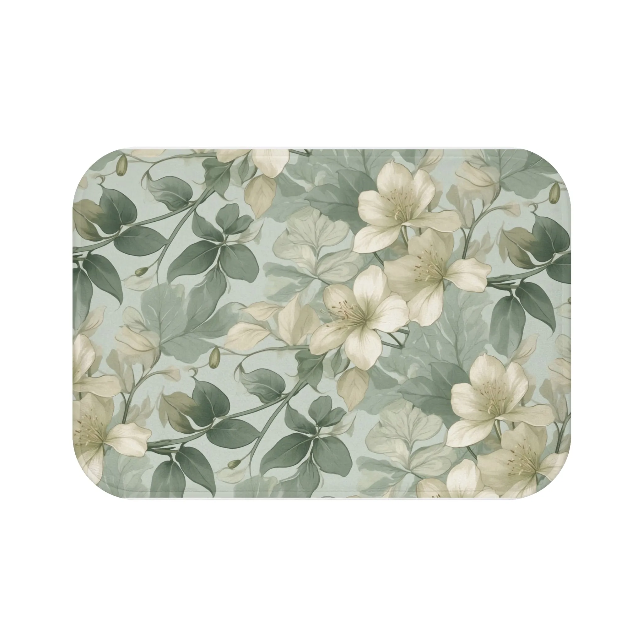 Garden Serenity Memory Foam Bath Mat