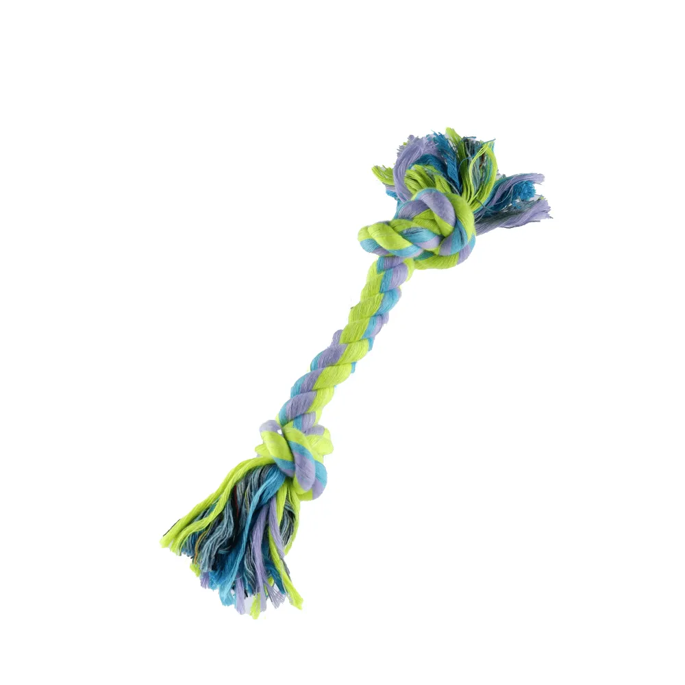 Kiki N Pooch 2 Knot Polyster Rope Toy for Dogs