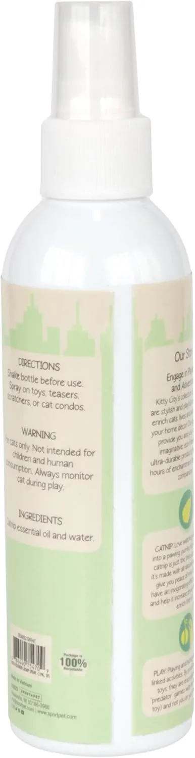 Kitty City Cat Premium Natural Catnip Collection, Spray