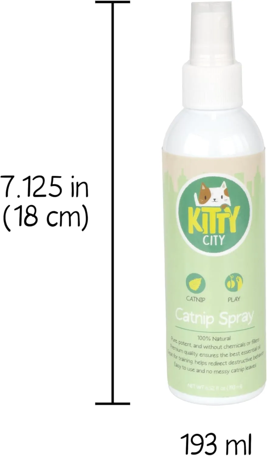 Kitty City Cat Premium Natural Catnip Collection, Spray