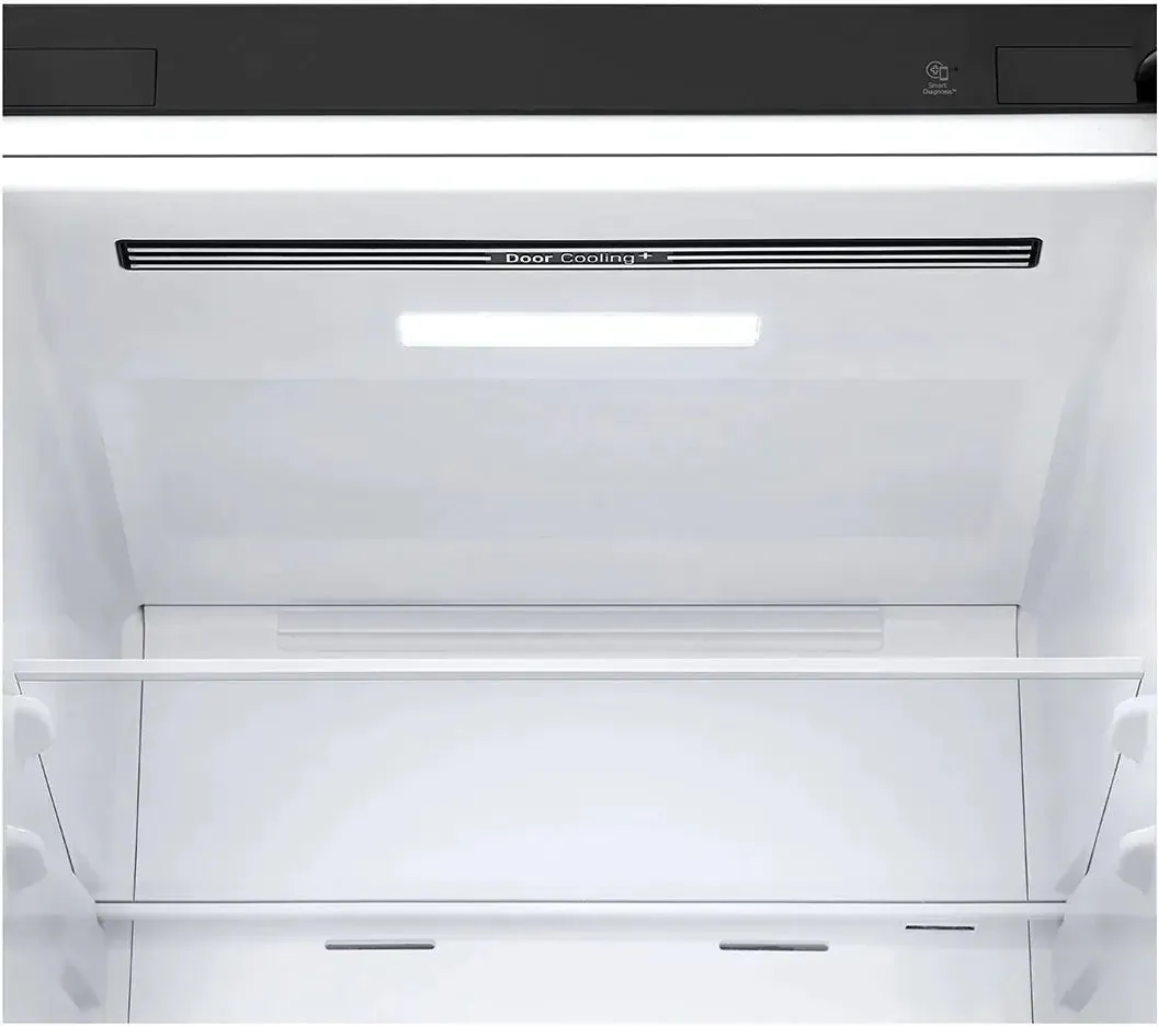LG GBF61BLHEN 59.5cm 70/30 Freestanding Frost Free Fridge Freezer - Black