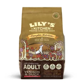 Lily's Kitchen Dry Adult Dog Food - Venison & Duck - 7kg
