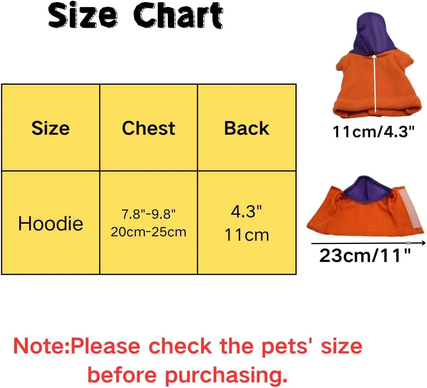 Lizards Clothes for Bearded Dragon Cotton Hoodies Leopard Gecko Costume, Reptile Hoodies Apparel for Skin Protection