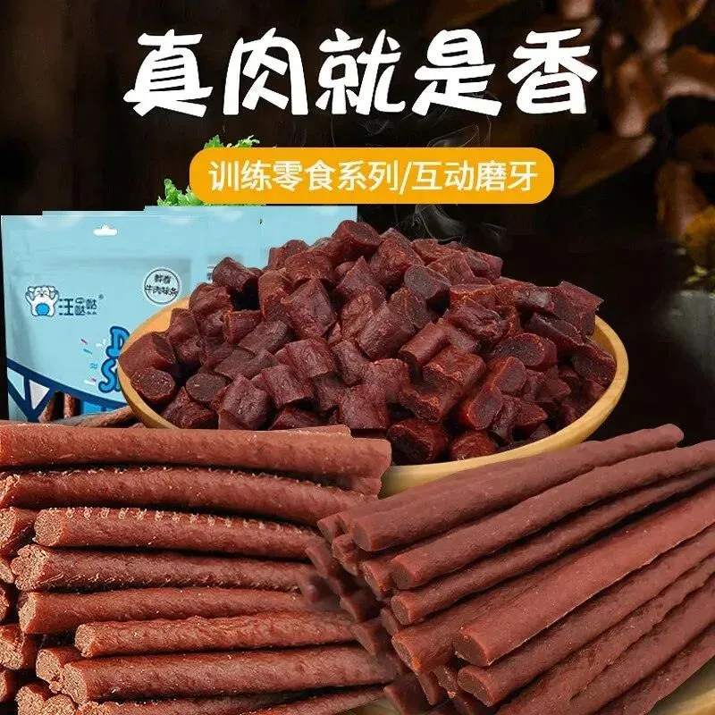 Mouthwatering Beef Strips Pet Snacks