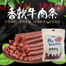 Mouthwatering Beef Strips Pet Snacks