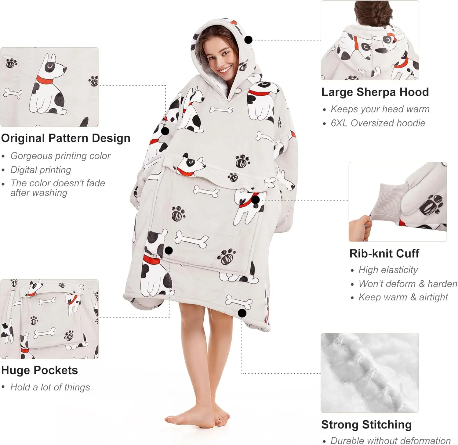 Narecte Kids Hoodie Blanket Year Old Girl Birthday Gifts for Kids Toddler Wearable Blanket Hoodie Oversized Hoodie Ideas