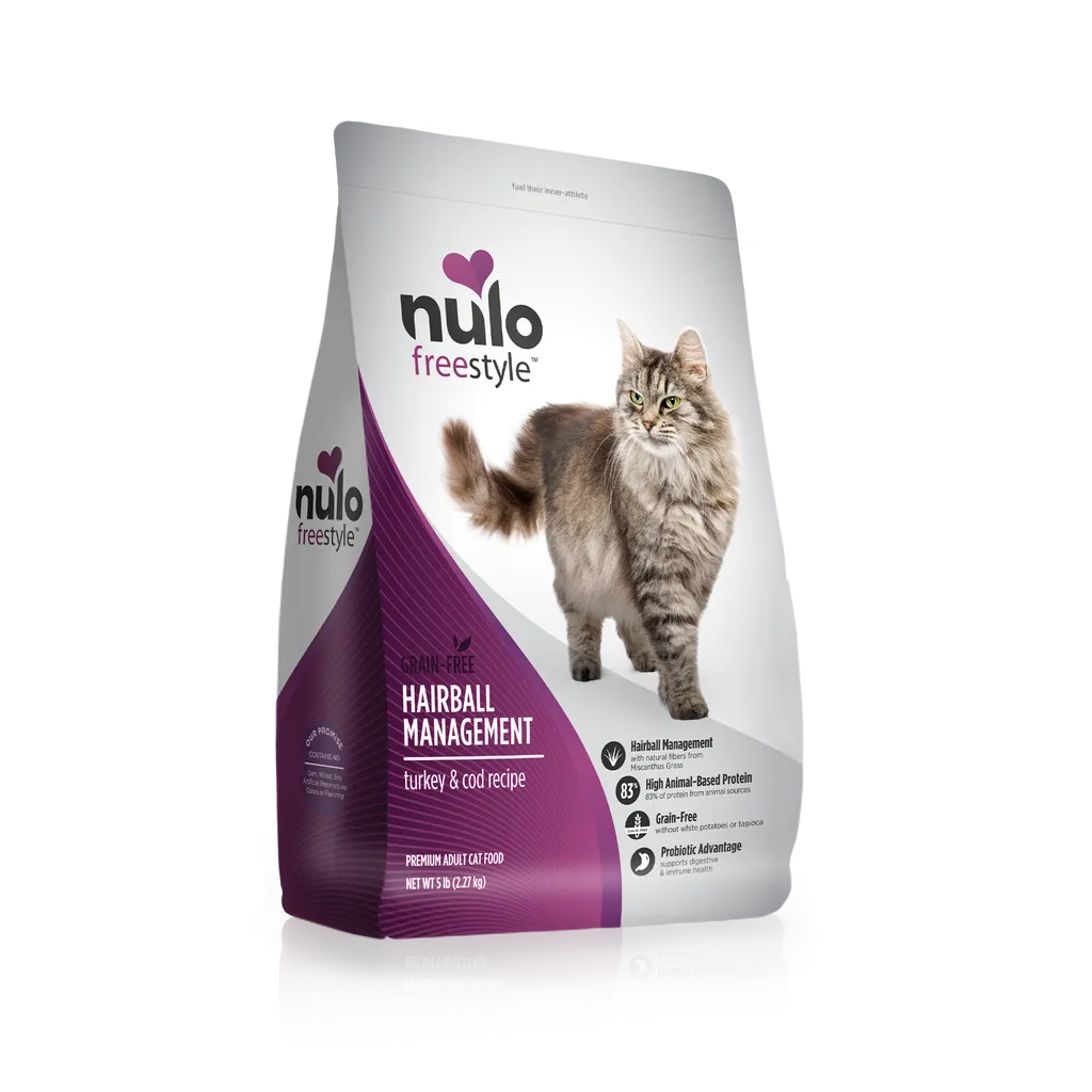 Nulo Freestyle Cat Hairball Management GF Turkey Cod