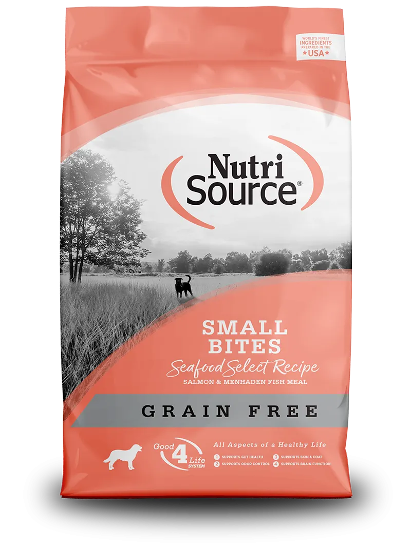 Nutrisource Grain Free Small Breed Seafood Select Dry Dog Food