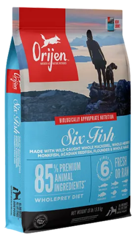 ORIJEN Dry Food: Six Fish Recipe