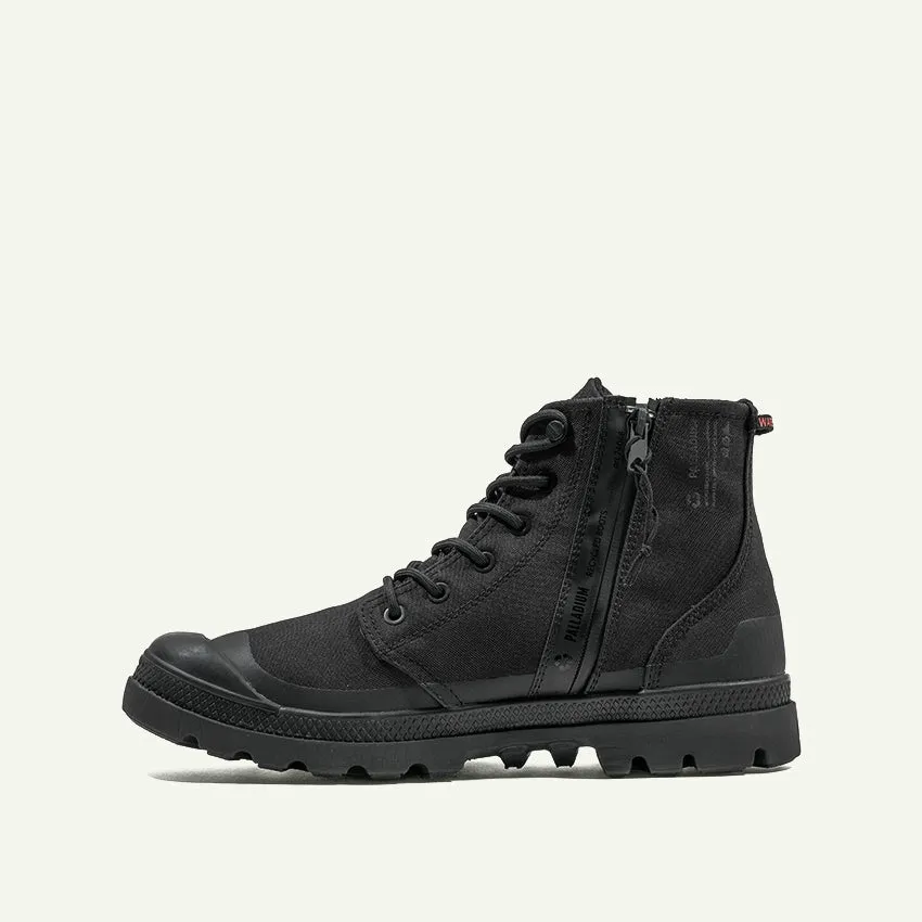 PAMPA RCYL LT  WP  ZIP WOMEN'S BOOTS - BLACK/BLACK