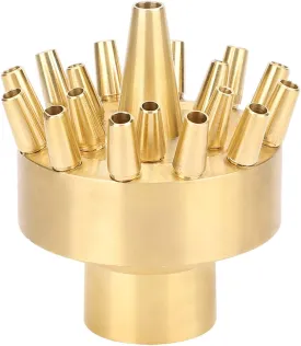 Pond Fountain Head, Water Fountain Spray Nozzle 1in Female Thread Universal Scattering Nozzle Tool for Home