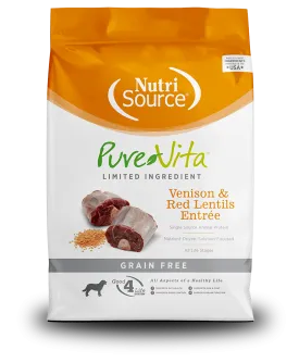 PureVita Grain Free Venison and Red Lentils Dry Dog Food