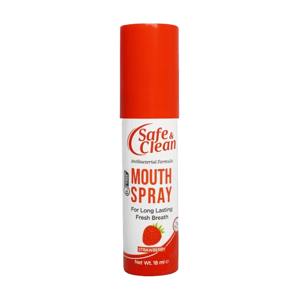 Safe And Clean Mouth Spray Strawberry Flavour 18ml