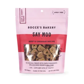 Say Moo Beef & Cheddar Soft & Chewy Treats 6oz
